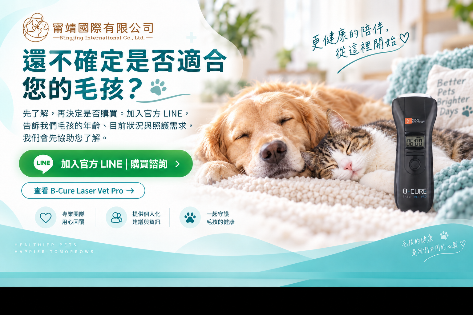 B-Cure Laser Vet Pro 官方 LINE 購買諮詢